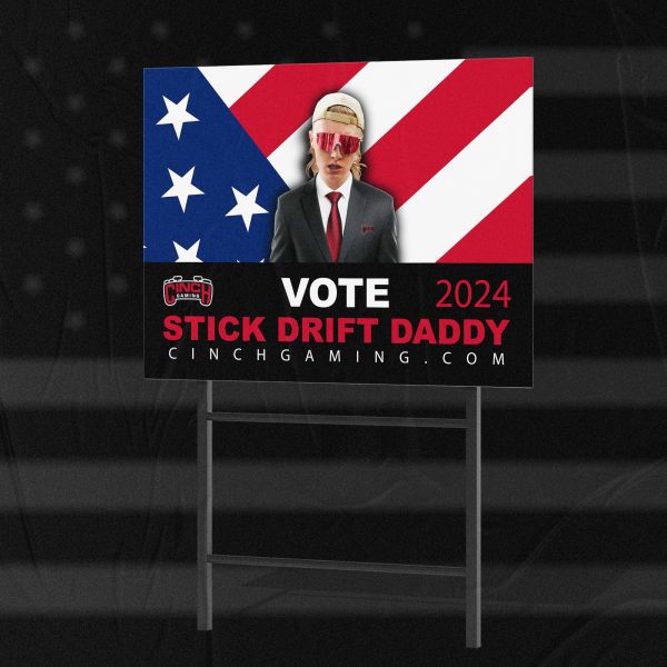 Official Campaign Yard Sign 24  x 18  (with stand) For Discount