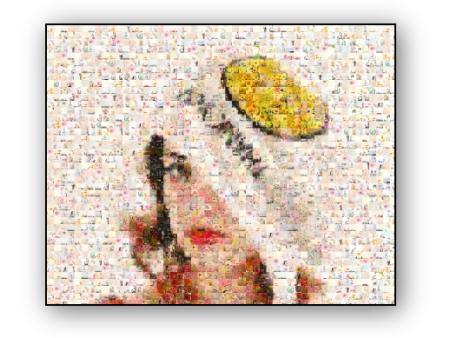 Photo Mosaic Canvas Print Discount